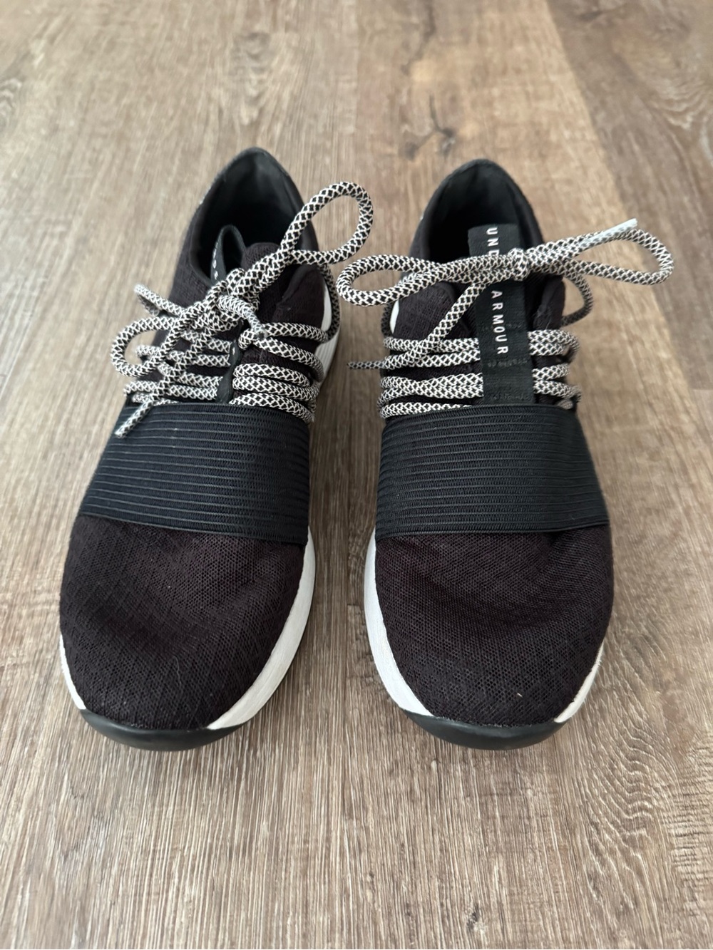 Under Armour Womens Black Slip-On Trainer with Elastic Strap